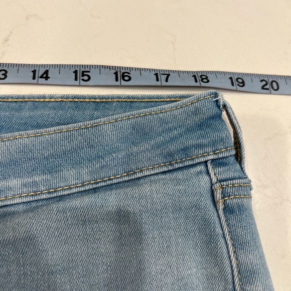 Old Navy Embroidered Light Blue Jean Shorts - Picture 10 of 14